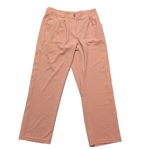 Halara Pink Waffle Casual Pants Size Large